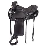 King Series Comfort Gaited Saddle 15.5 Black