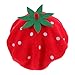 NIYANGLE Strawberry Beret Hat for Women Wool Blend Cute Kawaii Party Cap with Whimsical Strawberry Design Decorative Cosplay Headwear for Themed Events