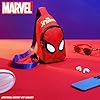 Marvel Sac Bandoulière Enfant Spiderman, Sacoche Enfant Garcon, Fermeture Zippée, Bandoulière Réglable #1