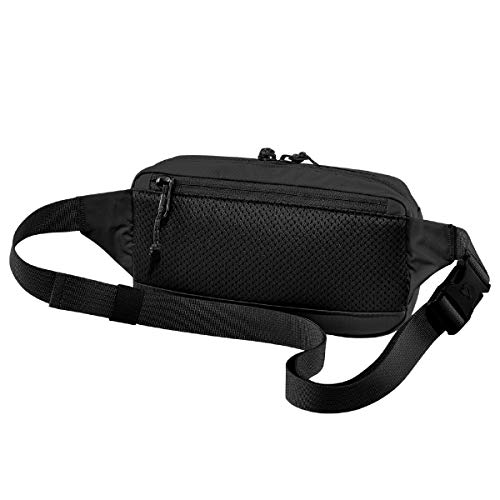 Image of Fjallraven High Coast Hip Pack - Lightweight Waist Pack, Crossbody Sling Bag for Travel, Hiking & Everyday Use, Black
