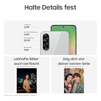Samsung Galaxy A56 5G AI Smartphone ohne Vertrag, Simlockfreies AI Handy mit Android, 8 GB RAM, 256 GB Speicher, 50-MP-Kamera, Awesome Graphite, 2,5 Jahre Herstellergarantie [Exklusiv auf Amazon] – Ansicht 8