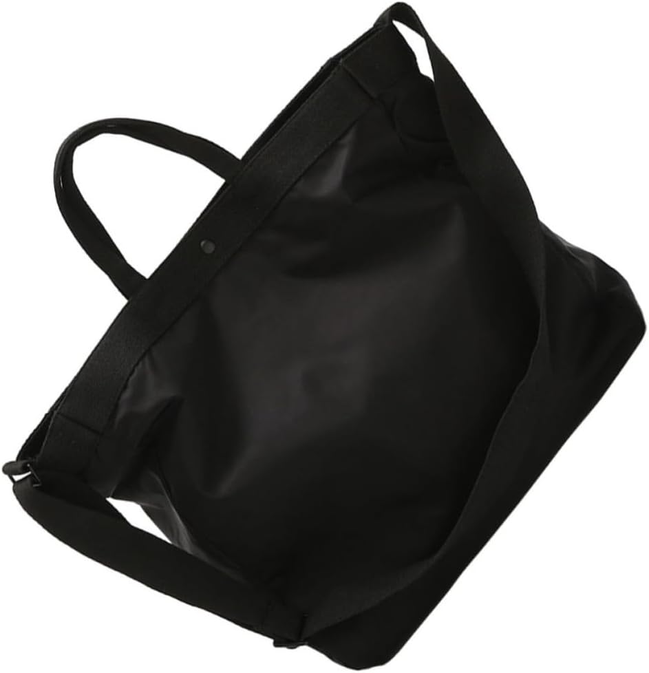 Garneck Multifunctional Fitness Bag Large Capacity Waterproof Nylon Travel Sports Gym Tote Bag for Hiking and Training with Multiple Compartments Black
