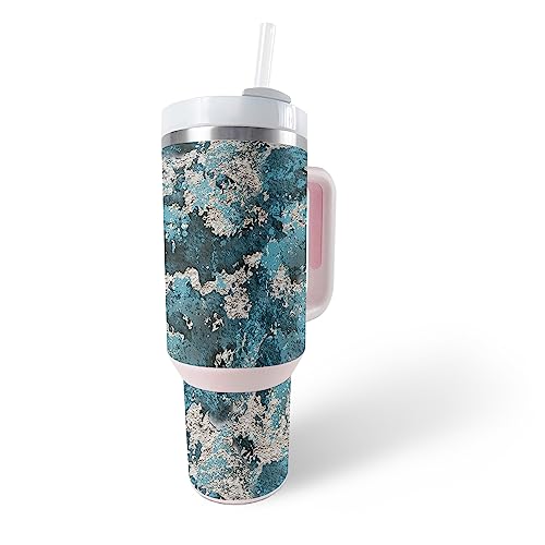 MightySkins Skin Compatible with Stanley The Quencher H2.0 FlowState 30 Oz Tumbler - Rift | Protective, Durable, and Unique Vinyl Decal wrap Cover | Easy to Apply, Remove, and Change Styles