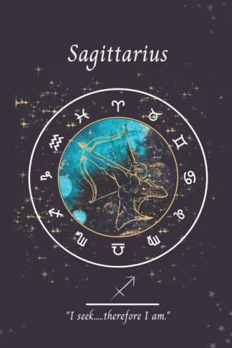 Sagittarius zodiac Astrological sign notebook: blank lined 120 pa...