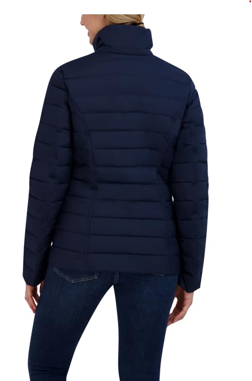 Nautica Women's Short Stretch Packable Jacket with Hood4