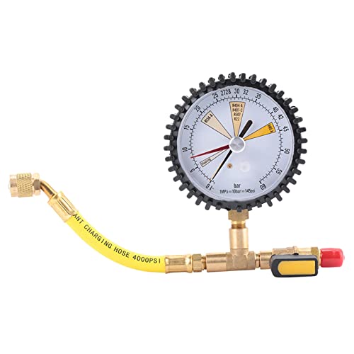 Manomètre de climatisation 1/4 SAE pour fluides R134a R22 R407C R410A
