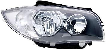 Headlights VP798P Headlight Headlamp Passenger Side Headlight Assembly Projector Front Light Car Lamp Car Light Black LHD Compatible With BMW 1 Series E81 E87 E82 E88 2004 2005 2006 2007 2008 2009-