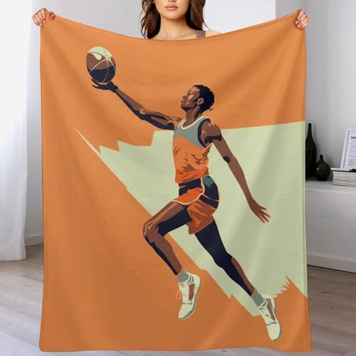 Manta de baloncesto para tardes de sofá y partidos en la televisión 2