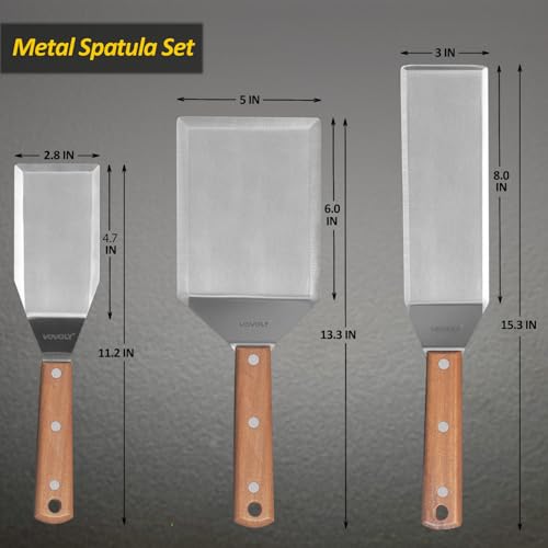 VOVOLY Stainless Steel Spatula Set