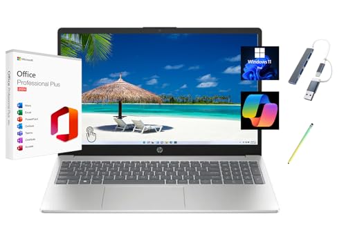 HP 2025 Laptop 15.6" táctil Core i3 8GB 256GB SSD miniatura 1