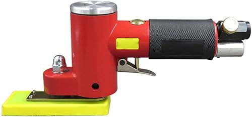 Miniatura 9 de Mini lijadora de línea recta con 2 almohadillas de lijado, lijadora neumática orbital aleatoria, pulidora de mano, cera para muebles de trabajo de