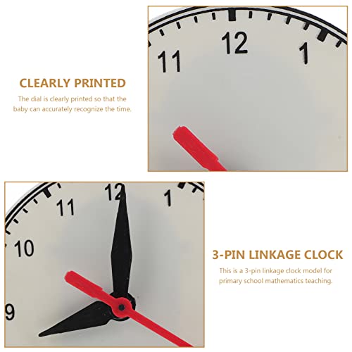 Wealth Learning Clock Teaching Time: Student Learning Clocks Mini Geared Clock Kids Clock Learning Model Telling Time Teaching Clock Style 1 #TOP3