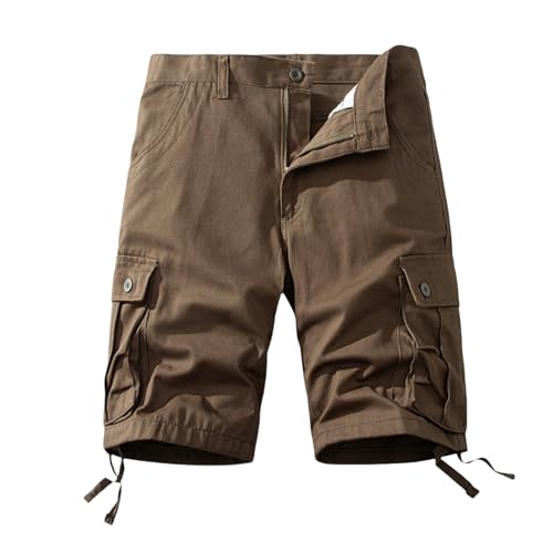 Short cargo multi-poches homme amples avec poches spacieuses été