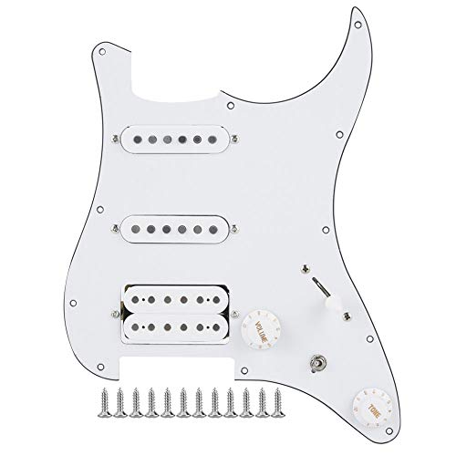 JOPESA Pickguard pré-câblé for Guitare, micros SSH durables Professionnels avec Plaque Anti-Rayures chargée for Guitare… - Les Beatles, Paul McCartney, John Lennon, RIngo Starr, George Harrison JOPESA Pickguard pré-câblé for Guitare, micros SSH durables Professionnels avec Plaque Anti-Rayures chargée for Guitare…