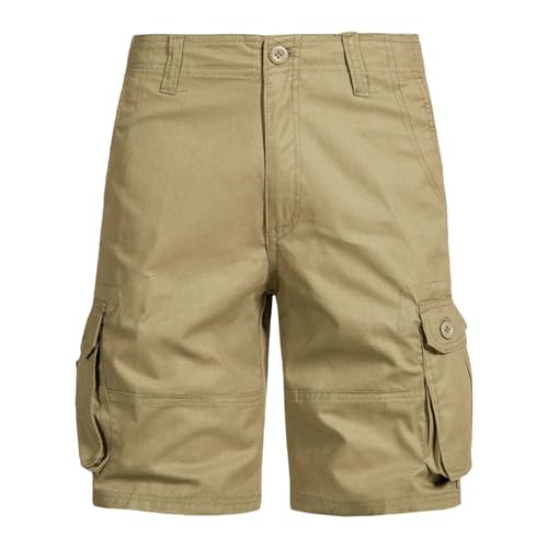 Short cargo léger pour homme ample à plusieurs poches style workwear