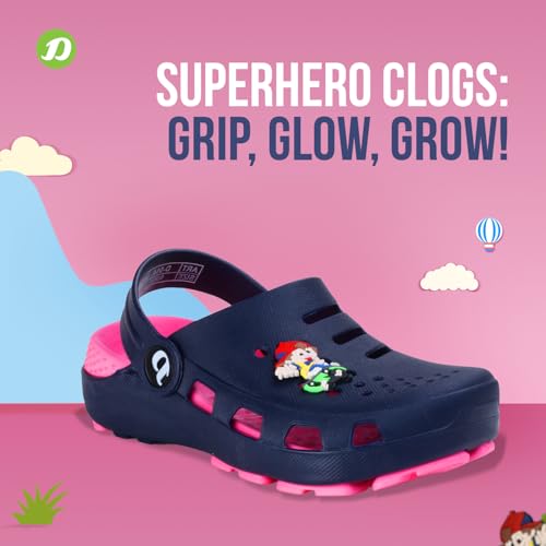 Image of DOCTOR EXTRA SOFT Unisex-Child Kids Classic Ultra Soft Clogs /Sandals with Adjustable Back Strap| Comfortable & LightWeight| Stylish & Anti-Skid| Indoor & Outdoor Casual Sports Mules Boys & Girls D-514