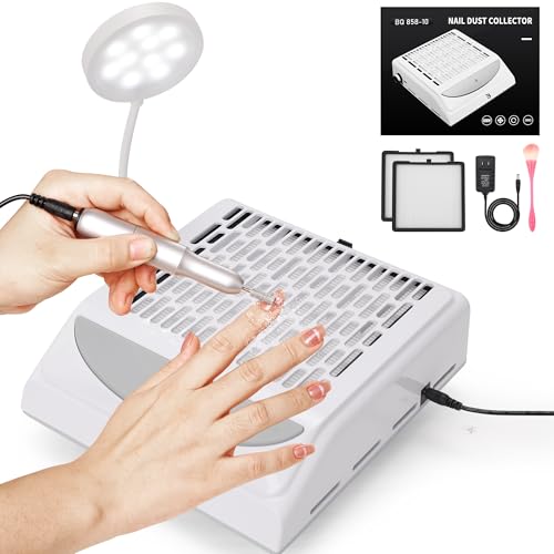 Blossed Nail Dust Collector Quite With Led Light cover