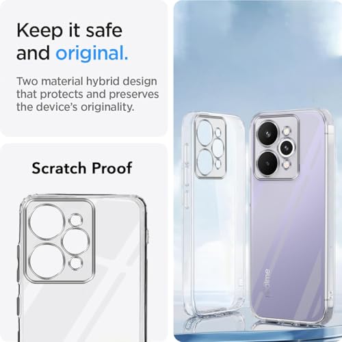 Image of Jkobi Realme 15 Pro (Clear Shockproof Case with Camera Protection | Soft and Flexible | Transparent)