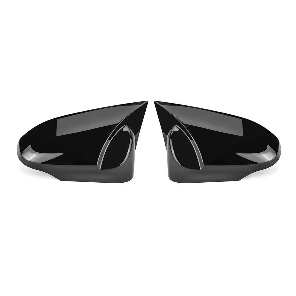 Couvercle de rétroviseur ABS robuste et imperméable teinte noir brillant - 5
