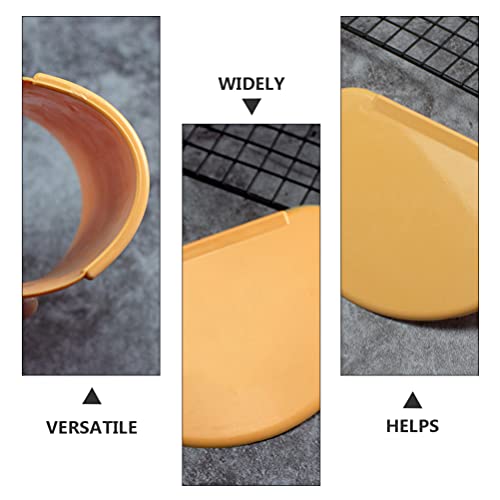 HEMOTON 2Pcs Massa Raspador Plástico Raspador de Pastelaria Cortador de Massa de Pão de Boa Aderênci