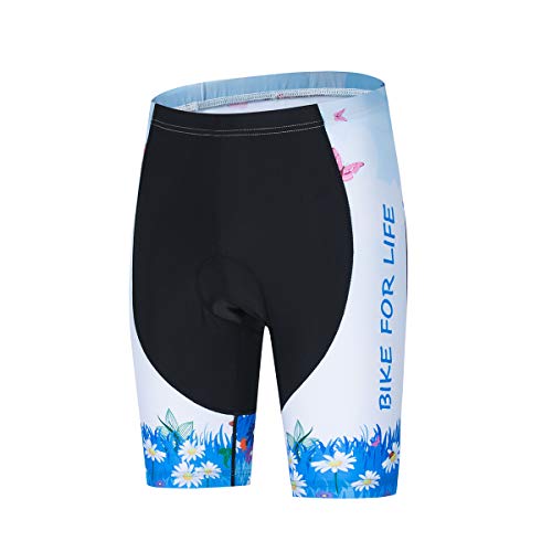 Womens Bicycle Shorts for Cycling with 3D Padded Women Cycling Shorts Breathable Shockproof