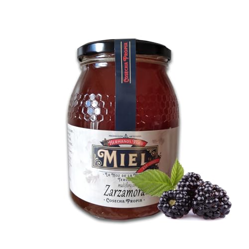 Miel de Zarzamora - Natural, Cruda, Artesanal-Directamente del Apicultor-Recolectada en Teruel, Aragón, España (1000)