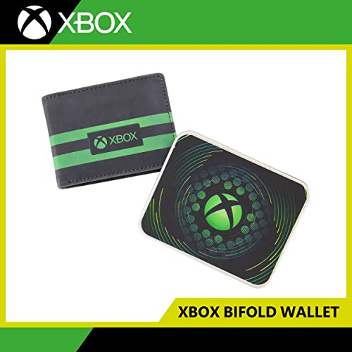 Concept One Microsoft Xbox Bifold Wallet, Slim Wallet With Decorative Tin For Men And Women, Multi #TOP1