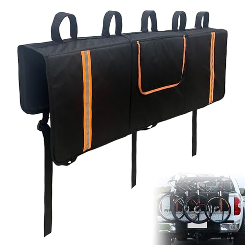 Stranthother Almofada de porta traseira para caminhonete de mountain bike, almofada de proteção de p