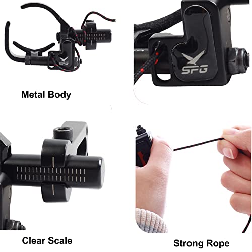 Sopoger Drop Away Arrow Rest - Upgrade Archery Rest For Compound Bow Metal Adjustment Black Recurve Fall Away Arrow Rest Right Hand Hunting Target Shooting (Upgrade Rest) #TOP3