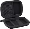 Funda khanka para Anker Nano Power Bank Ultra-Slim 5000mAh y MagGo 10K, Negro | Bolsillo de malla para accesorios, clip mosquetón, lista para viajes para Anker A1665/A1664 cargador magnético delgado, solo funda 4