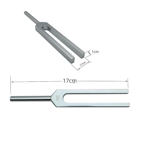 image for KAIGESZAD 528 Hz Tuning Fork with Reflex Hammer for Healing Chakra Set