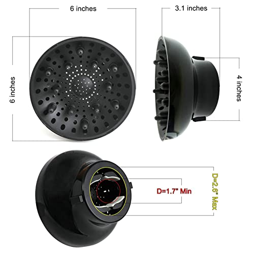 Hairizone HAIRIZONECAHD200 Universal Hair Diffuser Adaptable thumb #6