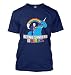 HAASE UNLIMITED Mens Bernie Sanders Is Magical T-shirt (Large, NAVY BLUE)