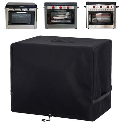 Waterproof Cover for Camp Chef Outdoor Oven Also Fit for Camp Chef Deluxe/ Professional Outdoor Oven Windproof Camping Stove Accessories with Drawstrings (Cover Only)