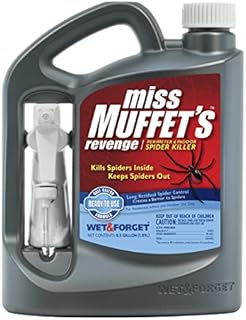 Wet & Forget 803064 Miss Muffet's Revenge Indoor and Outdoor Spider Killer with Attached Sprayer, 64 Fluid Ounces, Ready to Use