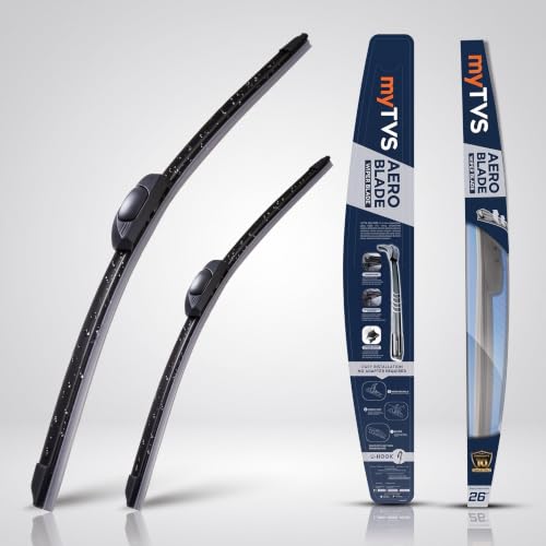 myTVS Frameless Car Wiper Blades for Mahindra Bolero 16"+16 Pack of 2 - Image 3