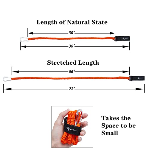 image for MOPHOEXII Kayak Paddle Leash Kayak Rod Leash Kayak Paddle Lanyard Stre