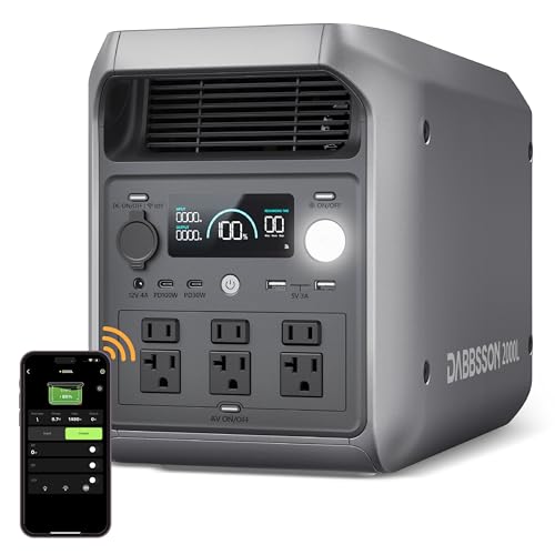 DABBSSON 2048Wh Portable LiFePO4 Power Station