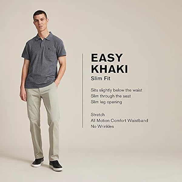 Dockers Pantaloni da uomo Easy Khaki Slim Fit