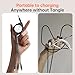 Retractable Multi Charging Cable - 3A [2Pack 3ft] 3 in 1 Fast Charger Cord with Lightning/Type C/Micro USB Ports, Retractable Car Charger for iPhone, iPad, Samsung, Tablets More(Charging Only)