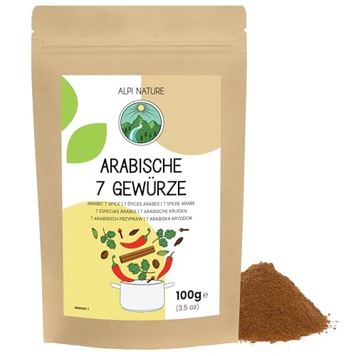 Alpi Nature 7 Especias Árabes 100g, Mezcla de Especias Arabes, Condimento para Döner Kebab
