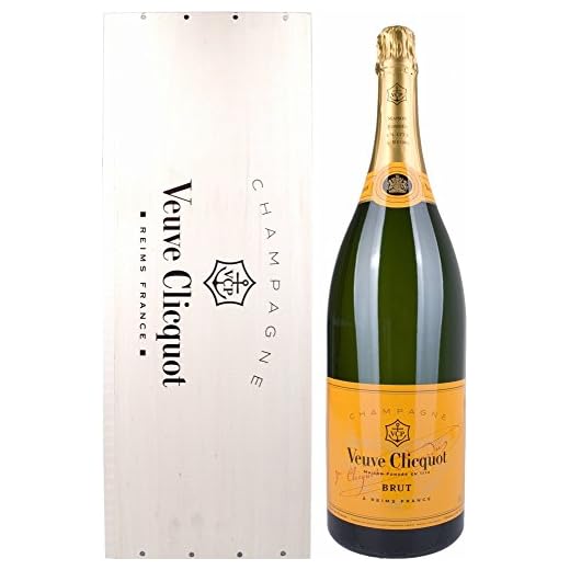 Veuve Clicquot Brut Yellow Label Jeroboam in Holzkiste (1 x 3 l)