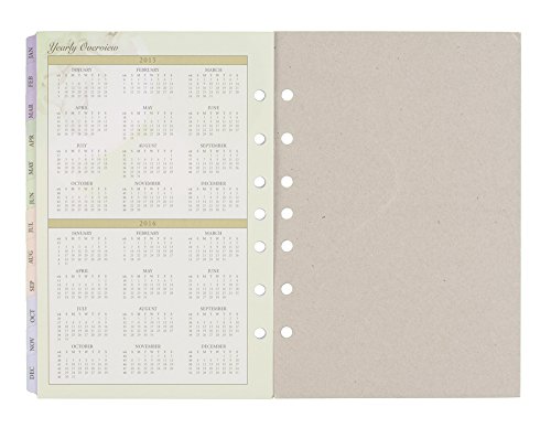 Day Runner Nature Monthly Desk Calendar Refill 2015, 5.5 X 8.5 Inch Page Size (061-685) #TOP6
