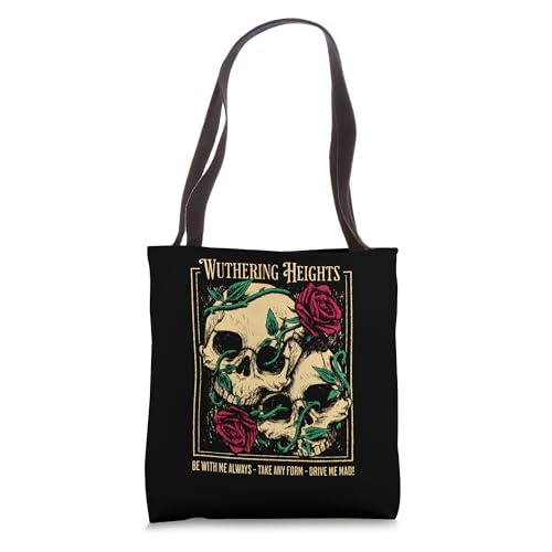 Bolso tote para amantes de la literatura clásica, estilo gótico, inspirado en Cumbres borrascosas miniatura 1