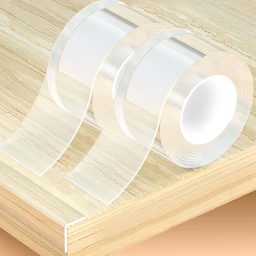 CHENYA 2 Rolls Clear Edge Protector Strip for Baby Proofing,13.12 FT