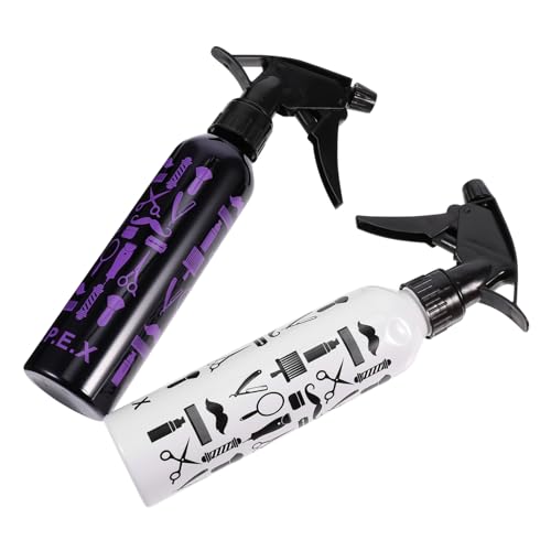 Hemobllo 2 pezzi Spruzzino per Parrucchieri Bottiglie Spray Compatte e Resistenti Nebulizzatore per Idratazione e Salon Facile Premere e Maneggevole Accessorio per Styling e Colore Casuale