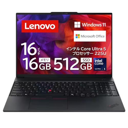 �y�����z Lenovo ThinkPad E16 Gen3 IAL �m�[�g�p�\�R�� 16�C���`/MS Office H&B 2024����/�C���e��R Core? Ultra 5 �v���Z�b�T�[ 225U/������16GB/512GB/Windows 11 Pr