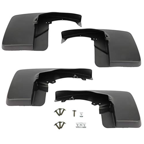 Image of ECCPP Vehicles Mudguard Splash Guards Front & Rear Set fit for 2009-2010 for Dodge for Ram 1500 3.7L 2009-2010 for Dodge for Ram 1500 4.7L Mud Flaps Set of 4 Flexible and Bendable Mud Flaps Splash