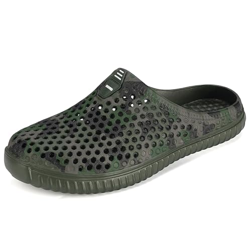 SAGUARO Zuecos para Hombre y Mujer Respirables Zapatos de Jardín Verano Verde 43EU SAGUARO Zuecos para Hombre y Mujer Respirables Zapatos de Jardín Verano Verde 43EU