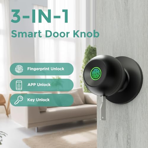 Biometric-Door-Lock-Rechargeable-Fingerprint-Lock-with-App-Control-Smart-Door-Knob-for-Bedrooms-Offices-Hotels